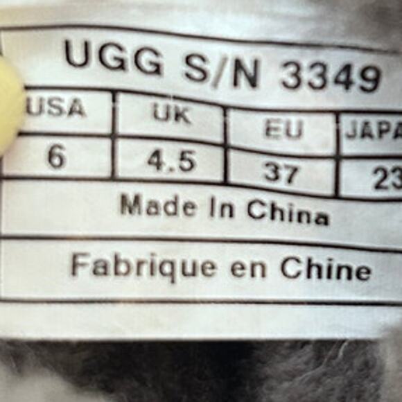 UGG Australia - Bailey Button Bling - Boots - Gray - Women's - 6 - S/N 3349 - Picture 9 of 9